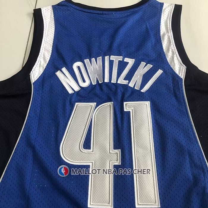 Maillot Dallas Mavericks Kyrie Irving NO 41 Hall Of Fame Mitchell & Ness 1998 Bleu